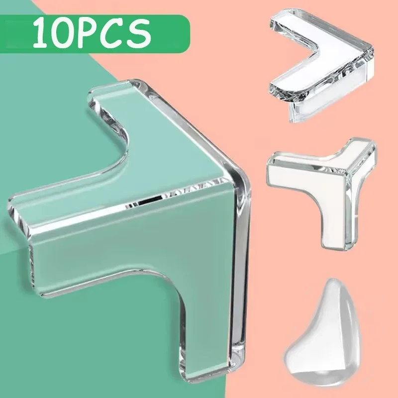 Furniture Hardware Manufacturer - 10 pezzi trasparenti anti-collisione protezioni angolari