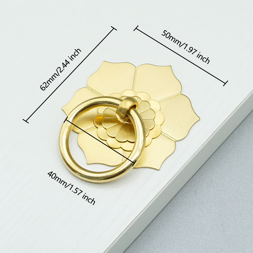 Furniture Hardware Drop Pulls - Manopole per porte dell'armadio in ottone