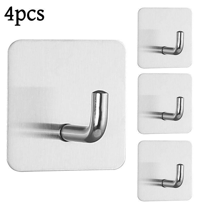 Furniture Hardware Fitting - 2-4 pezzi autoadesivo gancio da parete