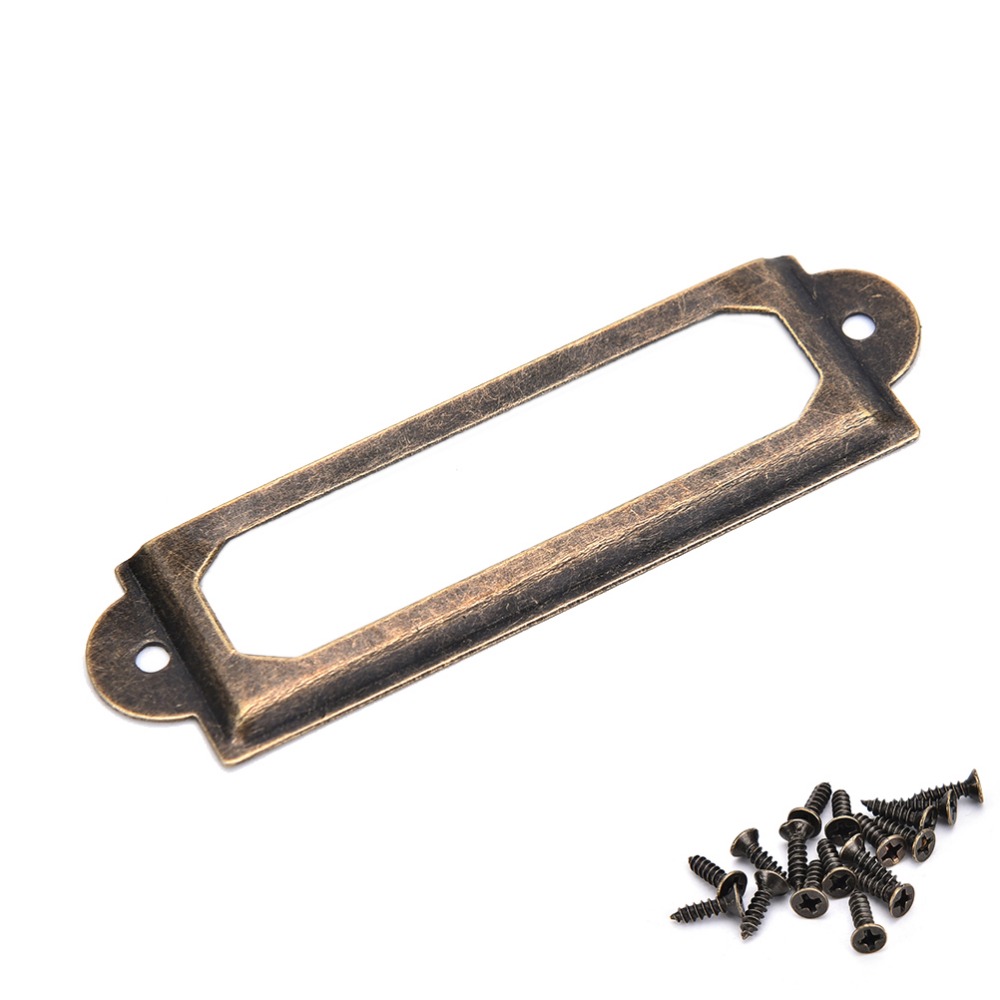 50Pcs ottone antico etichetta  - Furniture Hardware Names recensione e prezzo