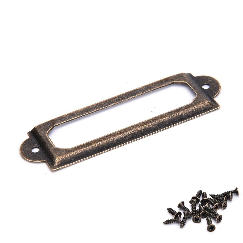 50Pcs ottone antico etichetta  - Furniture Hardware Names recensione e prezzo