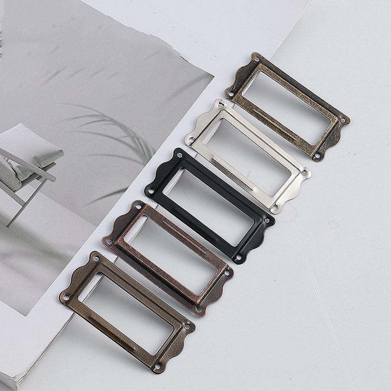 Porta etichette Vintage antica - Furniture Hardware Names recensione e prezzo