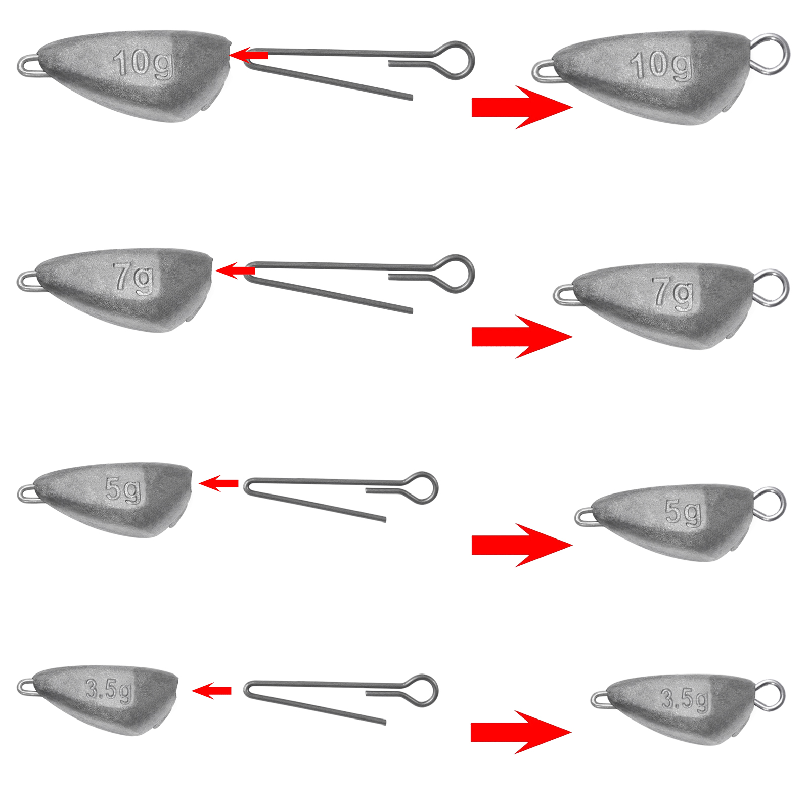 Peso da pesca con testa jig da - Furniture Hardware Jig recensione e prezzo
