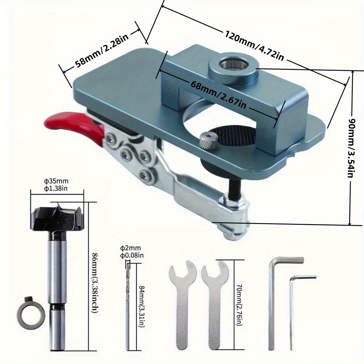 Maschera cerniera da 35 mm - G - Furniture Hardware Fitting recensione e prezzo