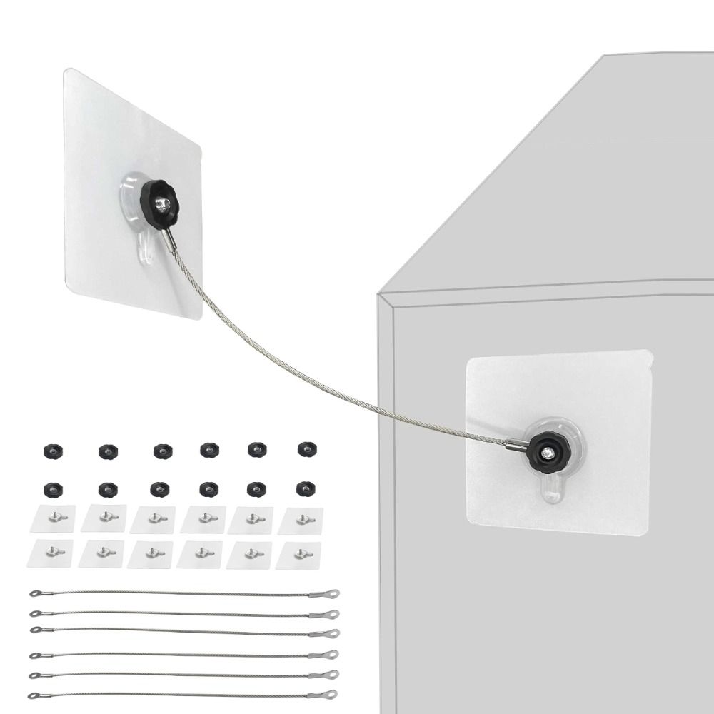 Set di 6 Cinghie Anti-Ribaltam - Furniture Hardware Manufacturer recensione e prezzo