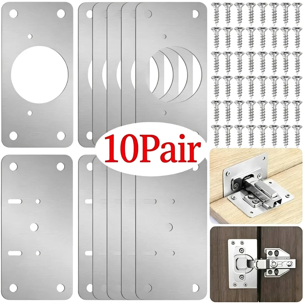 10/1 Paia di Piastre di Ripara - Cabinet Hinge Overlay recensione e prezzo